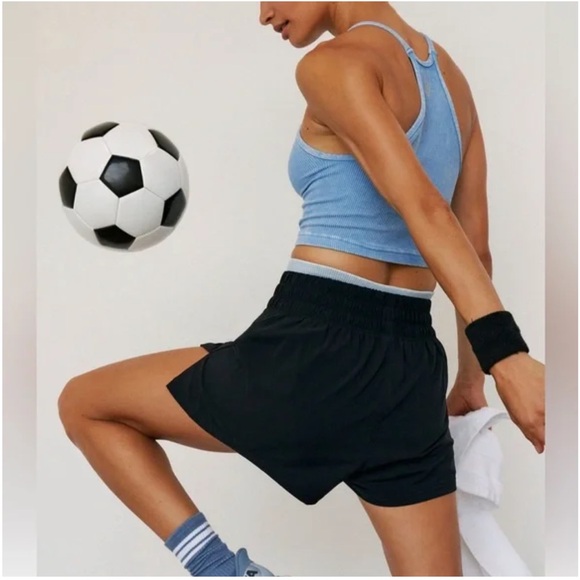 Free People ‘Next Round’ Soccer Boxing Workout Shorts - Picture 5 of 6